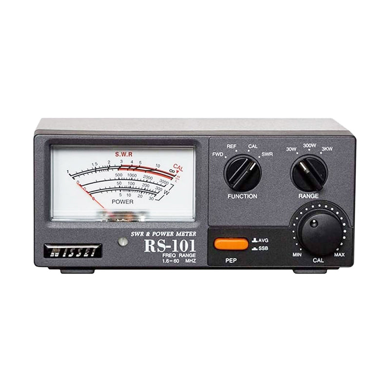 Nissei RS-101 SWR en Watt meter groot duidelijk display en bedieningsknoppen