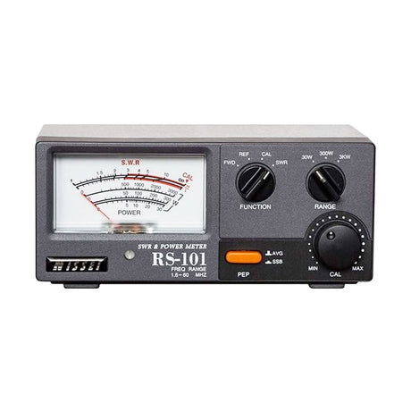 Nissei RS-101 SWR en Watt meter groot duidelijk display en bedieningsknoppen