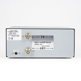 Nissei RS-102 SWR en Watt meter achterkant met aansluitingen