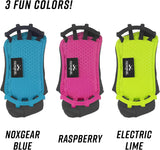 Noxgear smartphone houdervoor hardlopers en wandelaars in de kleuren blauw, roze en limegroen