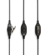 Komunica PGM-20 (M) headset 2P Motorola met bevestigingsclip en PTT-schakelaar