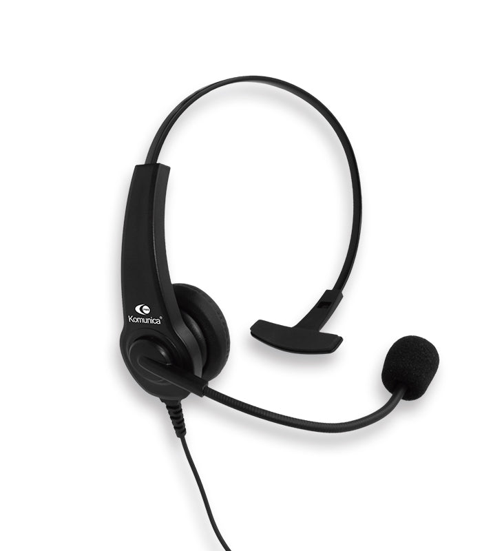 Komunica PGM-20 (M) headset met verstelbare microfoon en PTT-knop voor 2-pin Motorola