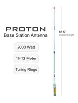 ProComm PT-99 Proton 10M en 11M basisantenne in vier delen datasheet