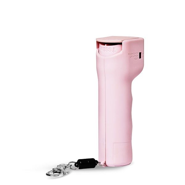 Plegium self defence spray roze met sleutelhanger