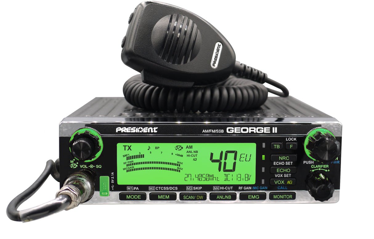 President George II 27MHz Transceiver met SSB