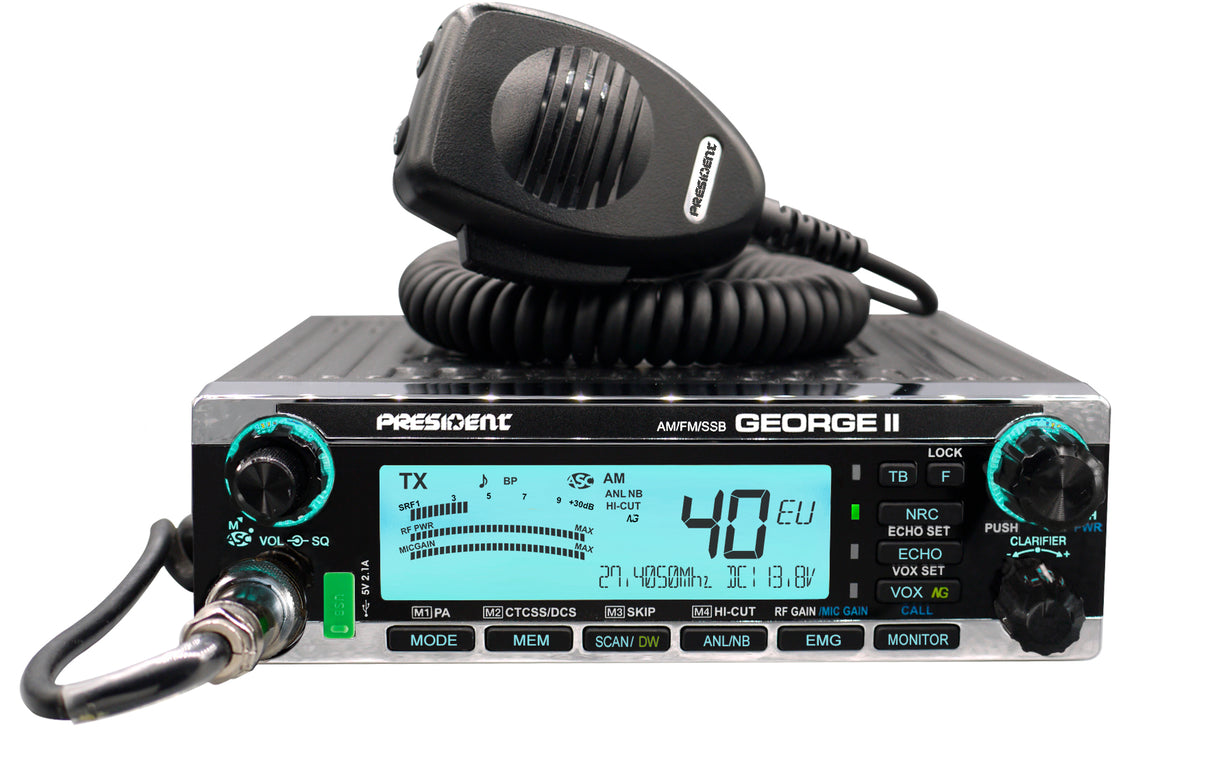 President George II AM/FM en SSB transceiver