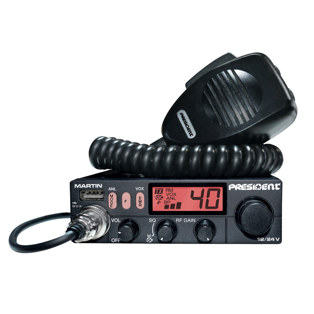 President Martin 27MC transceiver