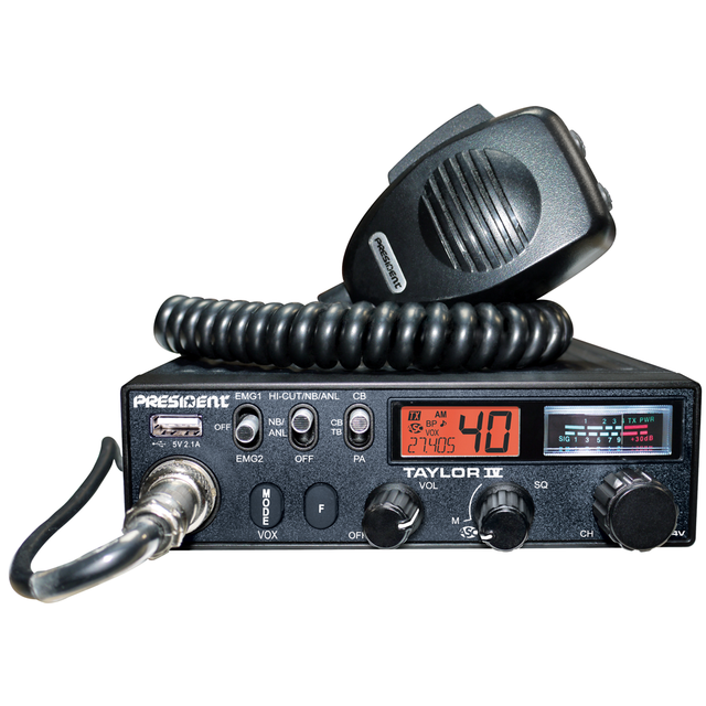 President Taylor IV transceiver 40 kanalen