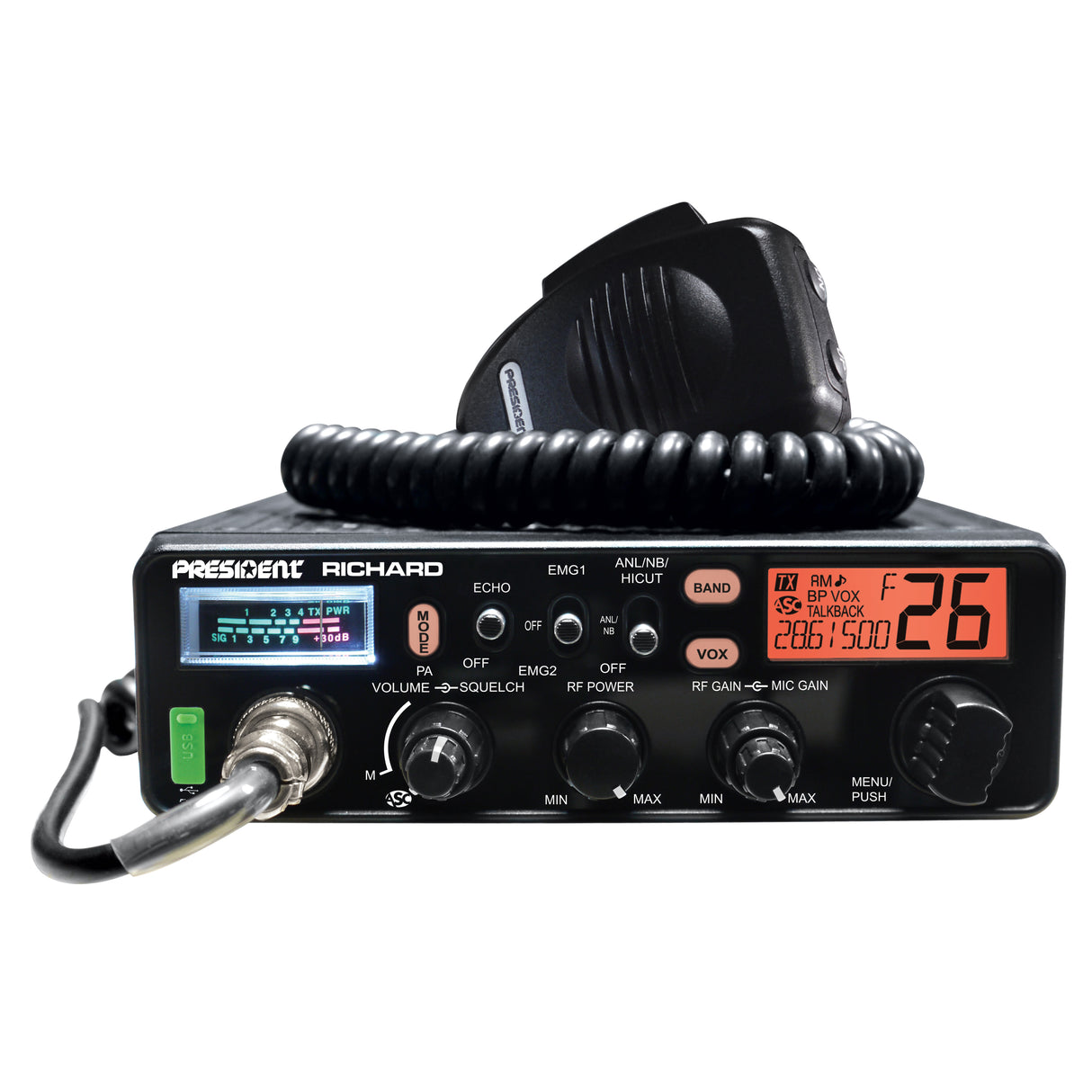 President Richard 27MC transceiver