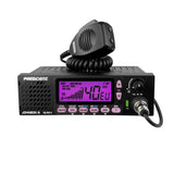 President Johnson III 27MHz transceiver met microfoon en lila-paarse display verlichting