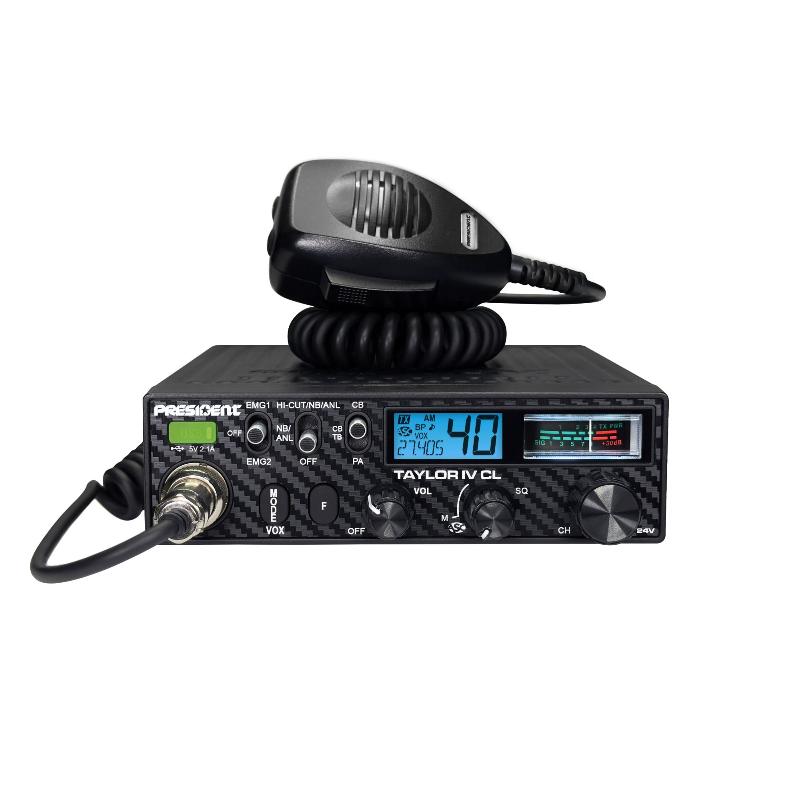 President Taylor IV CL 27MC "bakkie" met VOX (handsfree) functie