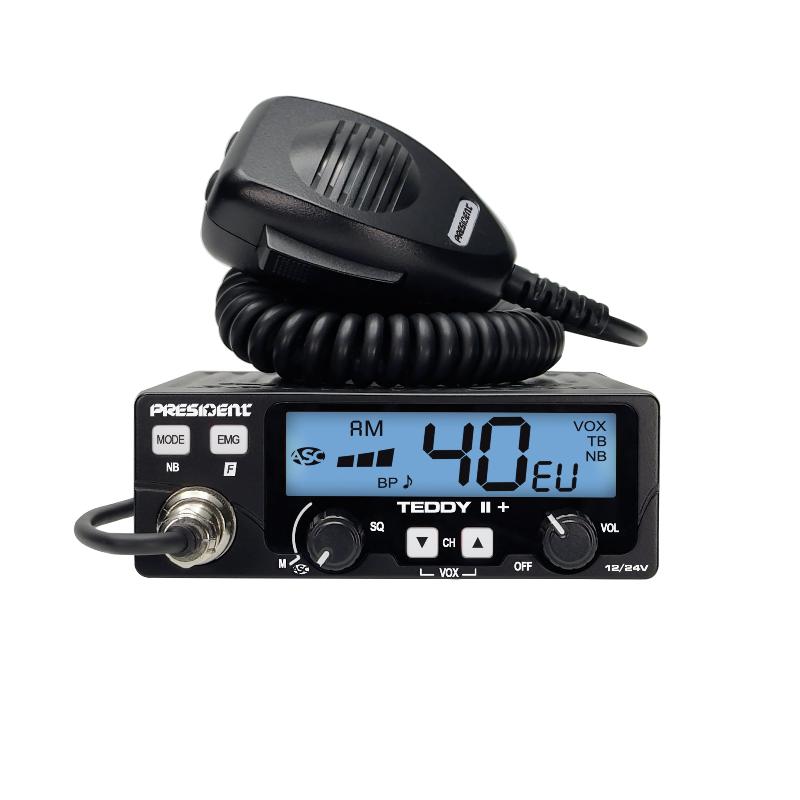 President Teddy II + Cb transceiver mt Vox (handsfree) functie