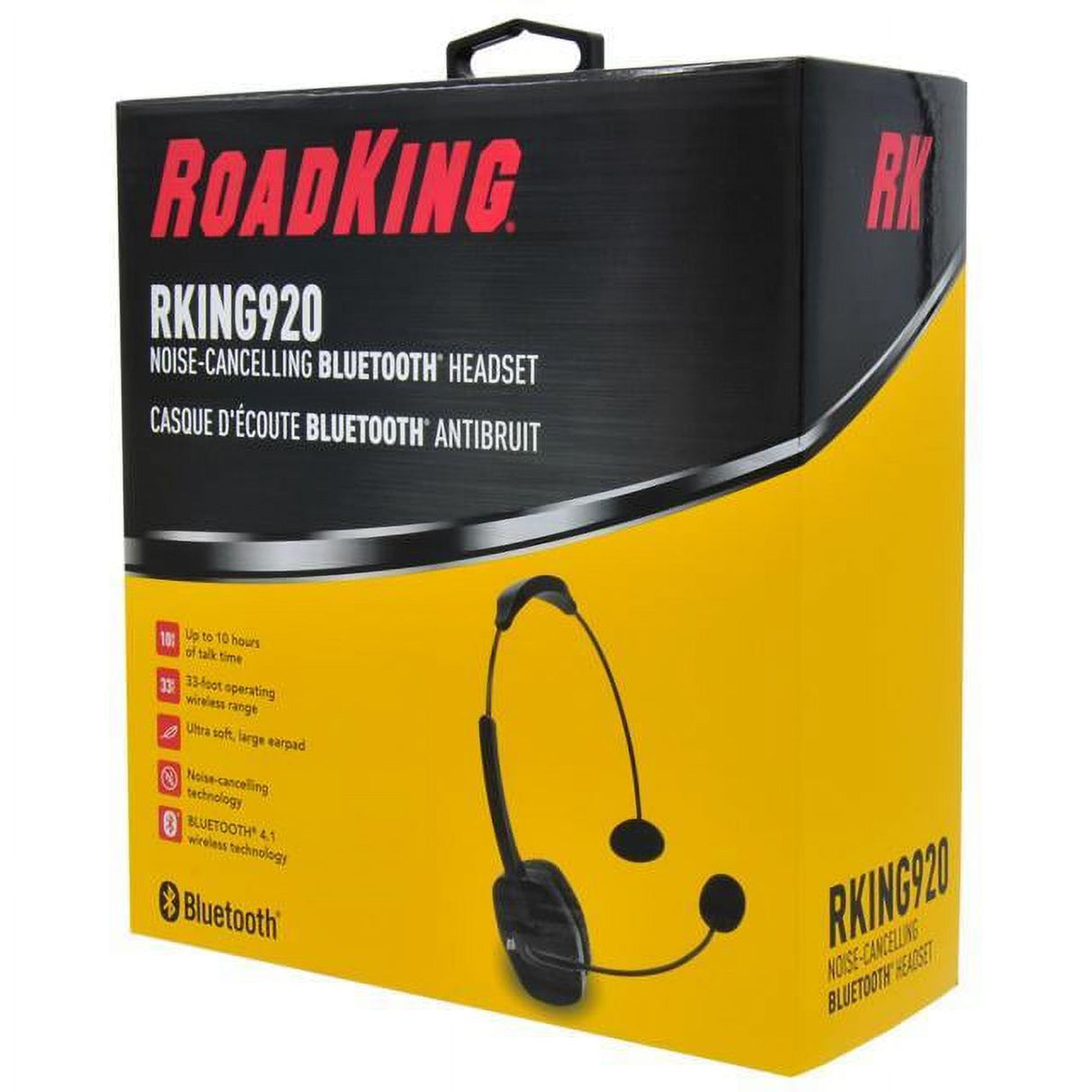 RoadKing RKING-920EU Bluetooth headset in de verpakking