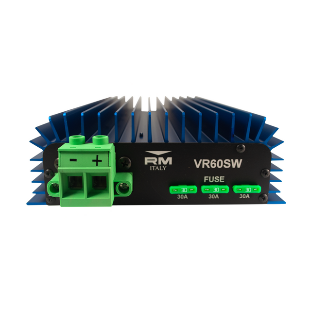 RM VR 60SW DC-DC converter 24V naar 12V met beveiliging en zekering