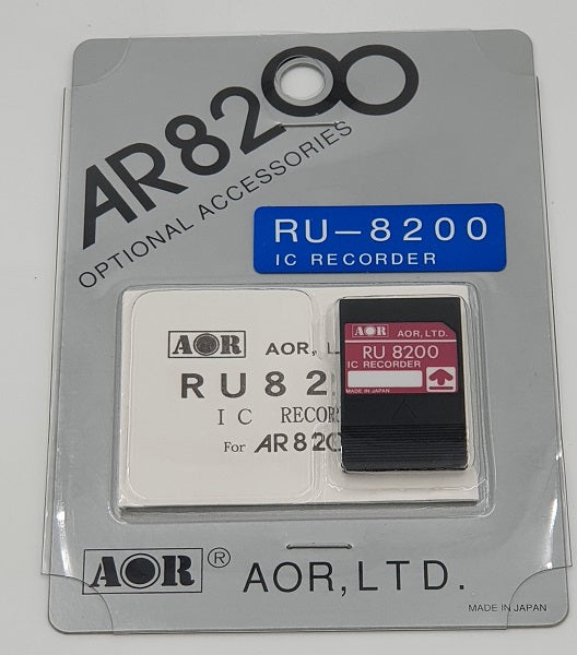 AOR RU-8200 recording card, neemt 20 seconden audio op die je later weer kunt beluisteren