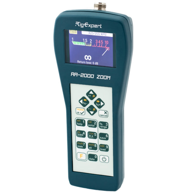 RigExpert AA-2000 antenne analyzer frequentiebereik van 100 kHz tot 2000 MH