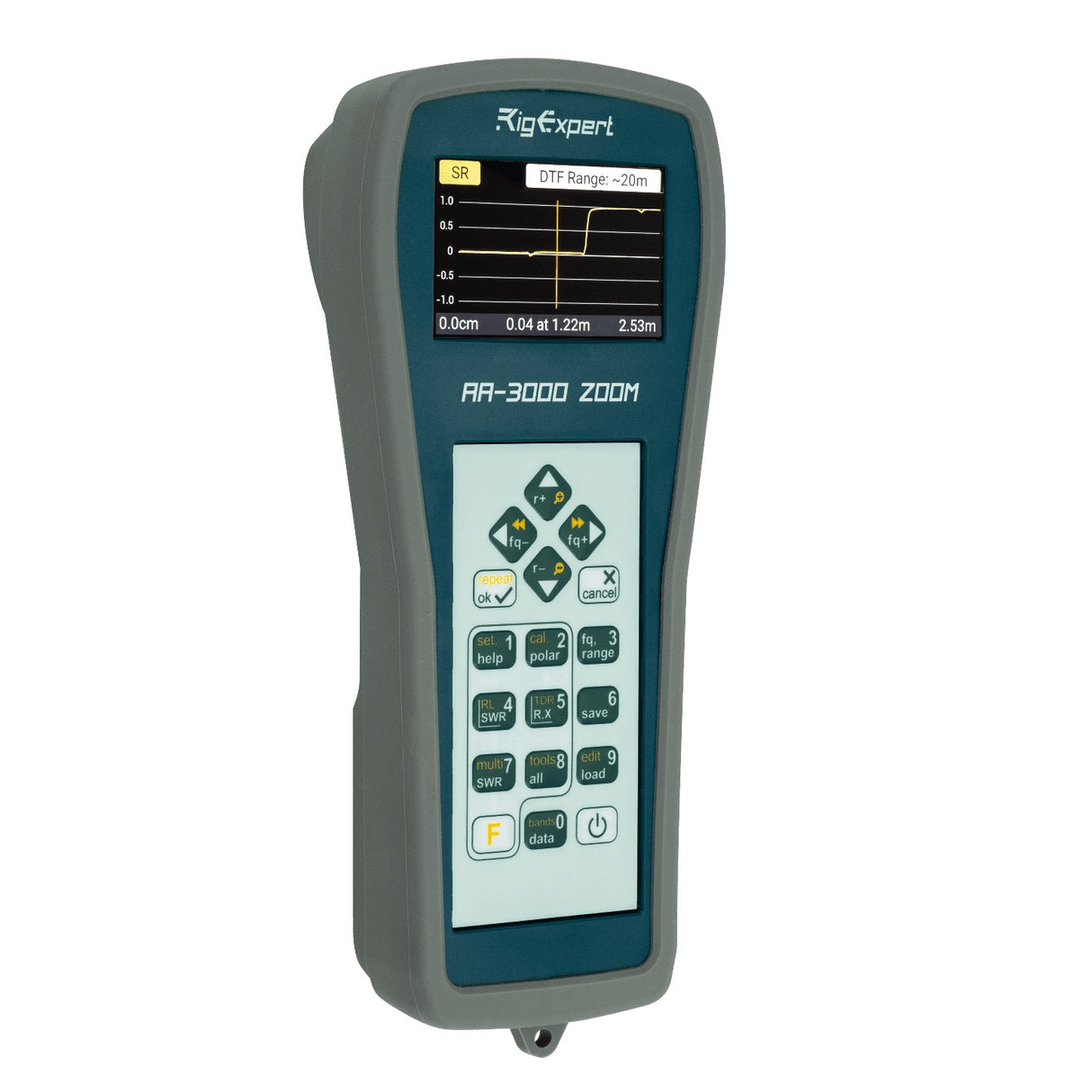 RigExpert AA-3000 ZOOM antenne analyzer met siliconen case