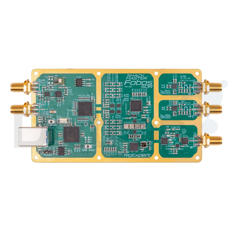 RigExpert Fobos SDR ondersteund&nbsp;SDRSharp, HDSDR, en GNURadioDR)&nbsp;