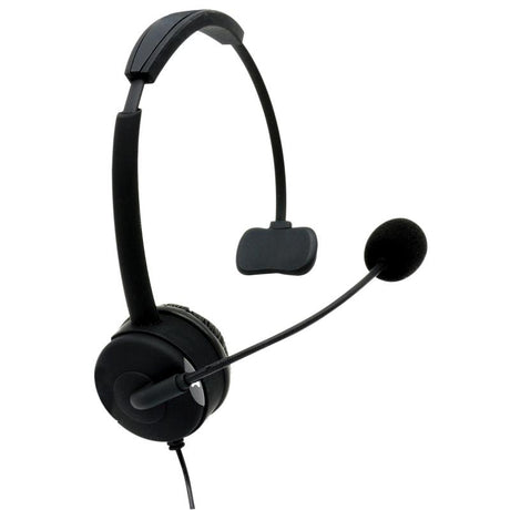 RoadKing RK910EU bedrade headset met comfortabele oorkussen en verstelbare microfoonarm