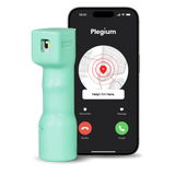 Plegium smart defence spray met smartphone app that warns you contacts with you GPS-location