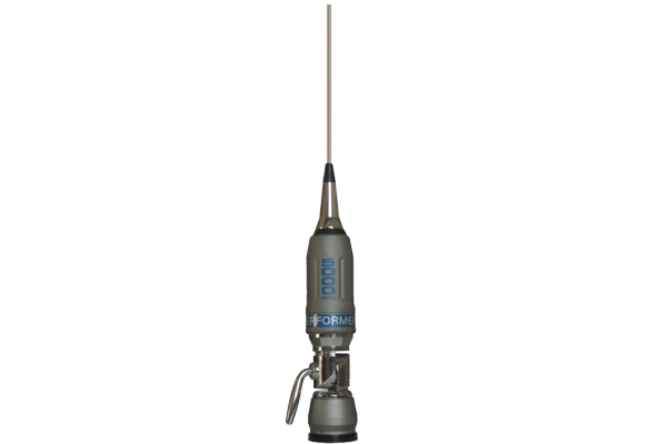 Sirio Performer 5000 Blue Line mobiele 27MHz antenne 5000W PEP verkrijgbaar in varianten RG58, PL en 3/8