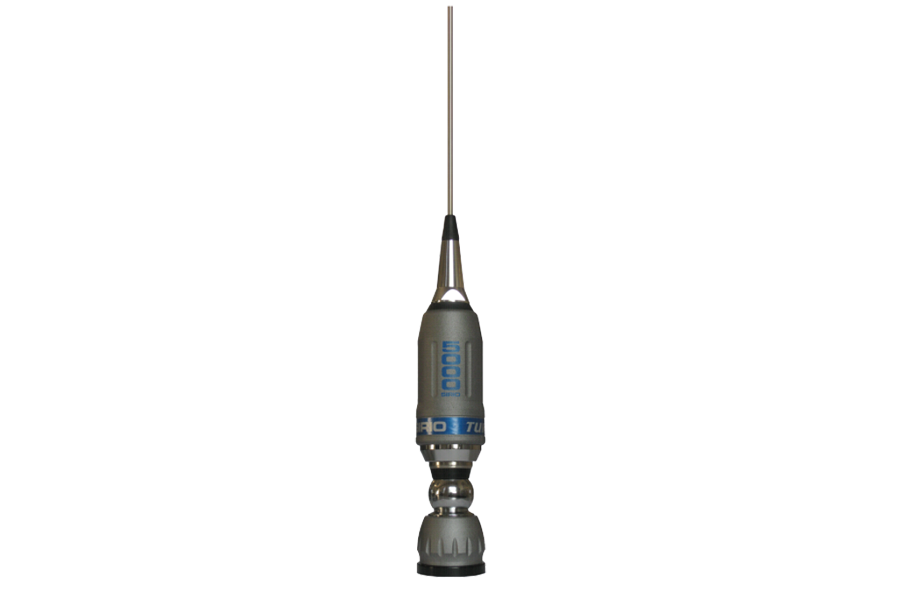 Sirio Turbo 5000 mobiele 27MHz antenne verkrijgbaar in variant RG58 en PL