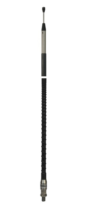 Sirio Twin-Log-4 3/8 mobiele 27MC antenne met 3/8x24 draad, 125 cm lengte, 1500W CW