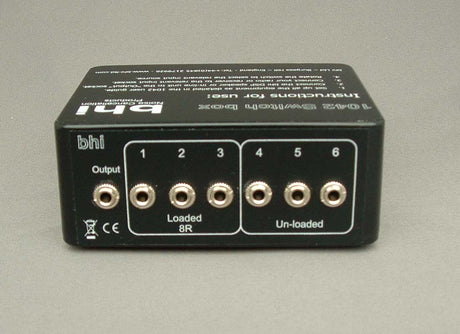 BHI 1042 Six Way Switch Box aansluitingen