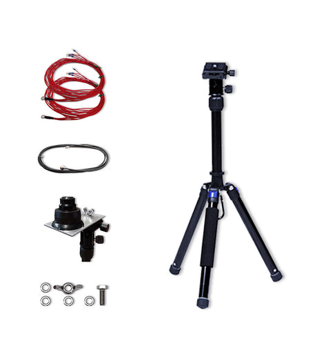 Komunica telescopische tripod set ideaal voor portable radio-antenne opstellingen