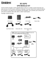 Uniden BC-SGPS GPS module kit voor Uniden scanners