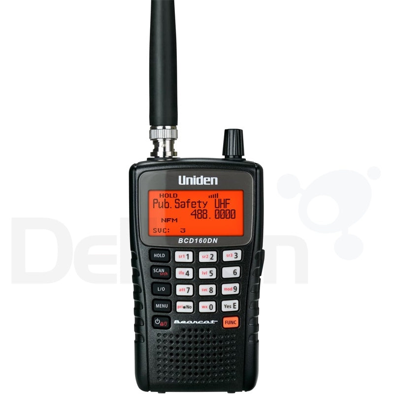 Uniden UBCD-160DN dPMR digitale handheld scanner met groot verlichting display