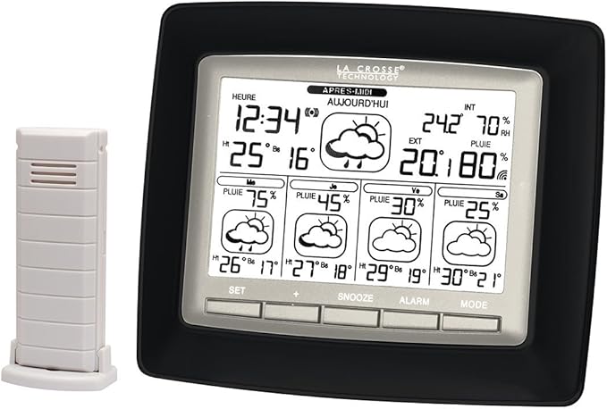 La Crosse WM-5300 weerstation met groot display en veel functies en alarmering