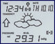 La Crosse WS2300 tijd, datum, seconden, tijdzone, voorspellingspictogrammen met tendenspijlen, luchtdruk etc. 