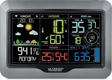 La Crosse WS6867B digitaal LCD display in kleur