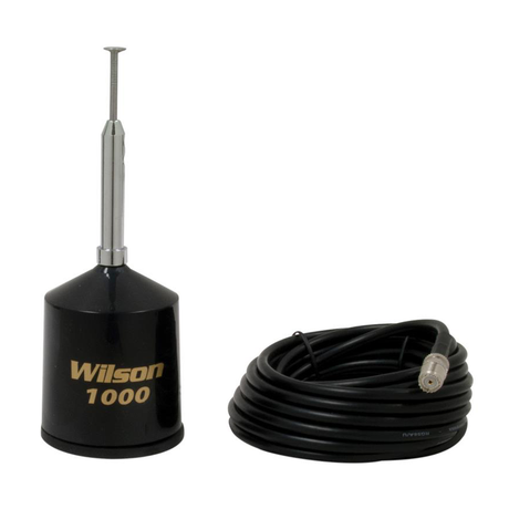 Wilson 1000 mobiele CB-antenne met coaxkabel en connector 