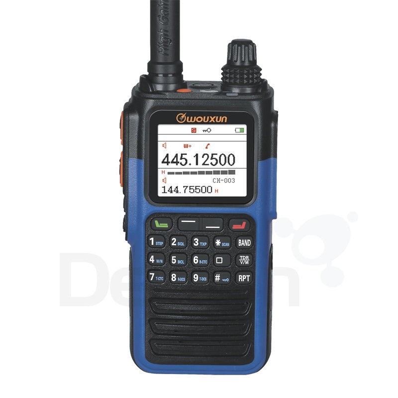 Wouxun KG-Q336 tri-band (HF/UHF/VHF) handheld transceiver