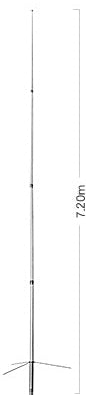 Diamond X700H&nbsp;2M en 70CM basis antenne, lengte 720 cm, max. vermogen 200W SSB