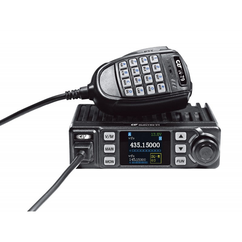 CRT Electro UV V3 VOX VHF/UHF dualband transceiver met multifunctionele handmicrofoon