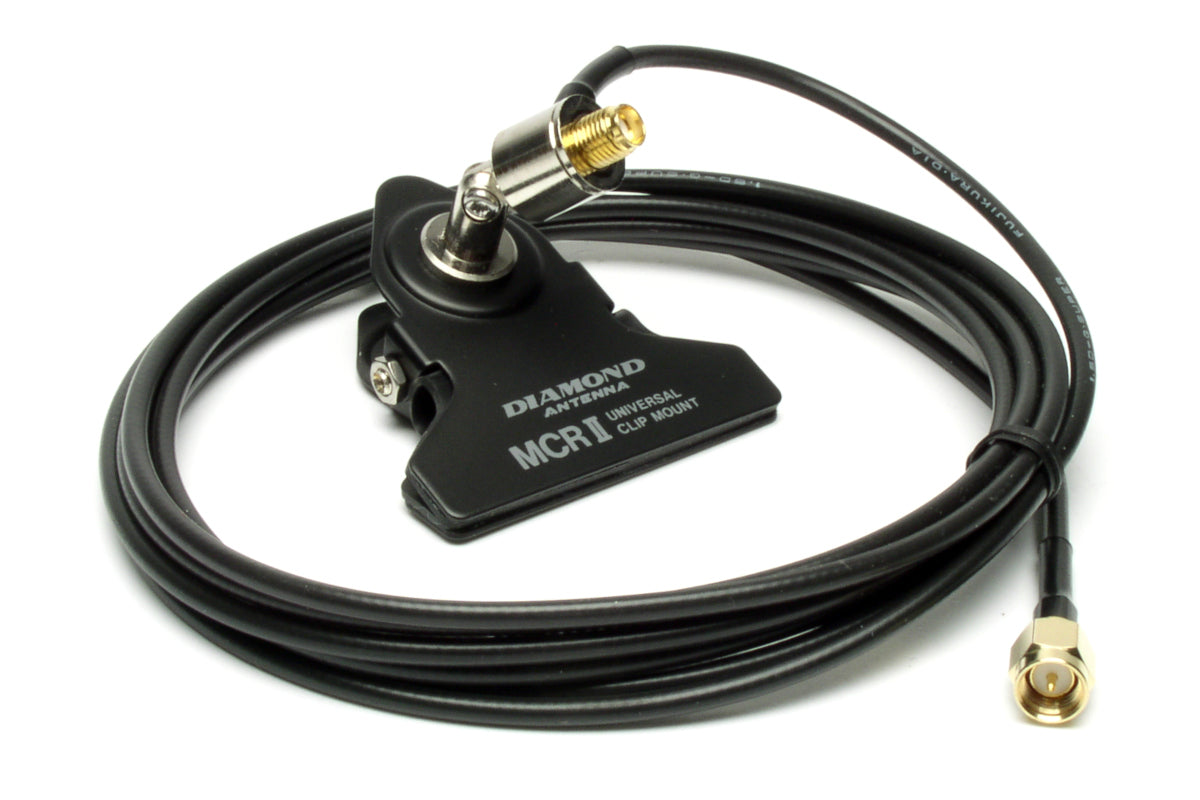 Diamond MCR-II SMA clip-mount voor mobiele antennes met een SMA-Male aansluiting