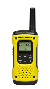 Motorola TLKR T92 H2O potofoon geel PMR446 met display, antenne en toetsen