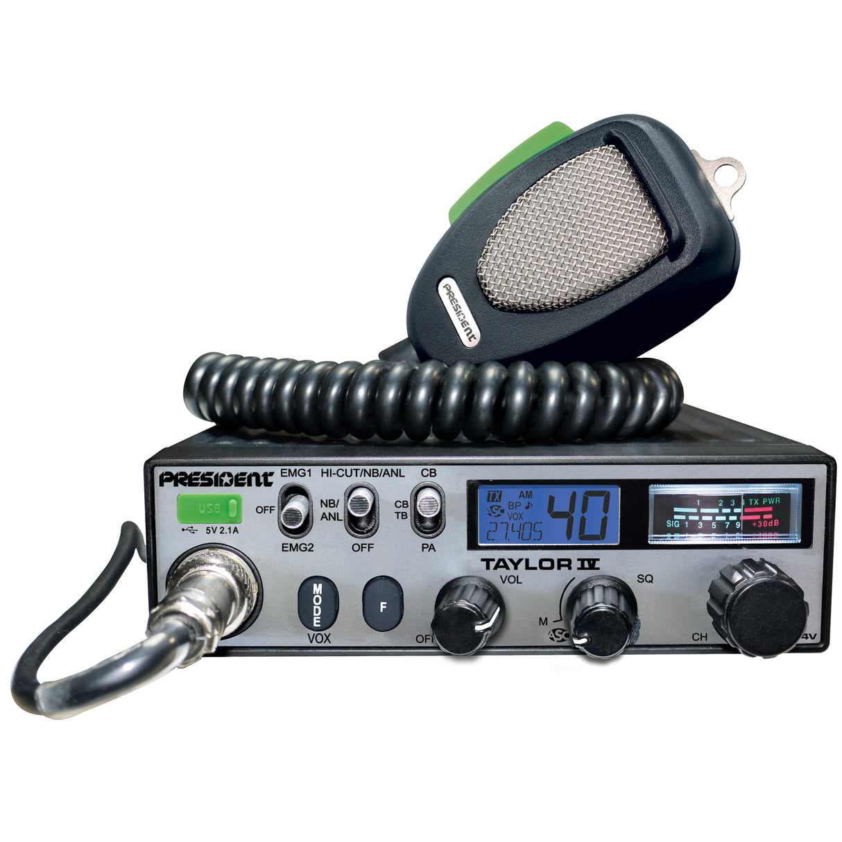 President Taylor IV DM 27MHz transceiver