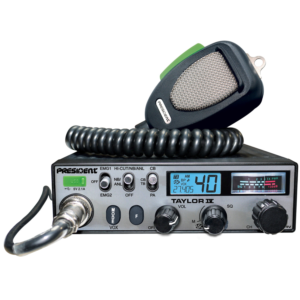 President Taylor IV DM 27MC transceiver